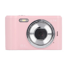 (Pink) HD 1080p børnekamera, 2,4-tommer IPS-skærm, 44 MP, 700 mAh til hjemmebrug
