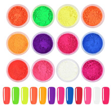 Polvo de pigmento cosmético multiusos con pigmento neón súper brillante.