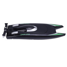 (Sort) RC-båd 7,4V 800mAh 329,55,5 cm 2,4 GHz til hjemmebrug Bærbart design