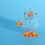 Piece Fluffy Chick Hopping Wind Toy Clockwork Chicken til hjemmebrug Nem at bruge 5