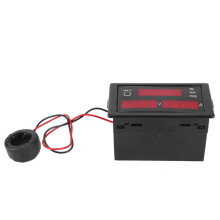 Medidor de energía multifuncional, voltímetro, amperímetro, medidor de factor de potencia.
