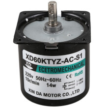 60 kW wisselstroommotor 220V 10 RPM Permanente magneet synchrone elektromotor 14W magneet