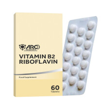 Vitamin B2 Riboflavin Supplement 60 Vegan Tablets for men & Women UK made