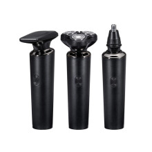 Compatibel 3-in-1 multifunctioneel elektrisch scheerapparaat met neus- en bakkebaardborsteltje.