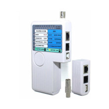 Probador de cables de red 4 en 1 con control remoto, probador de cables de red universal