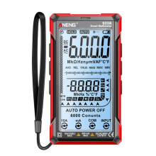 Multímetro digital inteligente 622A con rango automático, voltaje RMS verdadero CC/CA 9999