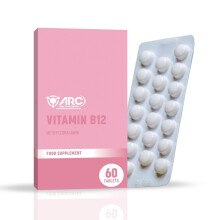 Vitamin B12 Methylcobalamin 1000mcg 120 Tablets (2 packs of 60 Tablets each)