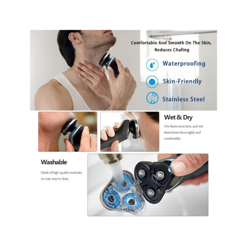 (Albastru) Capetele de ras compatibile sunt compatibile cu seria Philips S5000 2