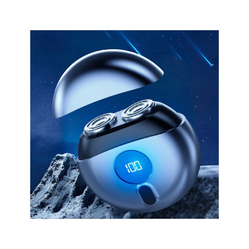 (Oro) Mini afeitadora compatible con función de carga USB, color champán, para uso doméstico. 1