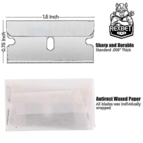 600 engangsbarberblade, industrielle barberblade, udskiftningsblade til 1