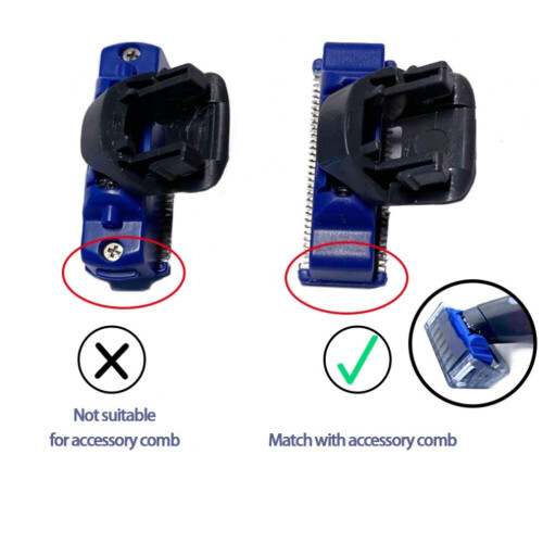 2 vervangende scheerkoppen, compatibel met de Micro Touch Solo trimmer 2