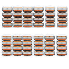 48 scheerkoppen met 6 lagen, compatibel met Fusion 5 gezichtsscheerapparaten, inclusief reisetui.