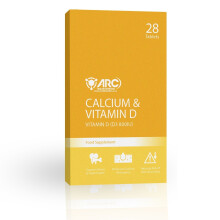 Calcium and Vitamin D3 supplement 28 Tablets for Bone Health and Immune Support