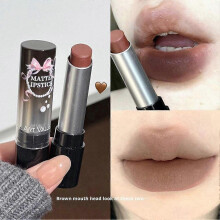 (1) 6 Colors Matte Velvet Lipstick Waterproof Sweatproof Pseudo Natural Lip Glaze