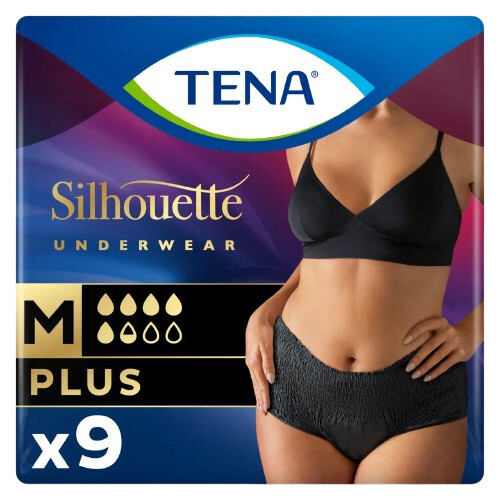 Tena TENA Lady Pants Plus Black Medium 9 x2 Packs (18) | Discreet Protection 1