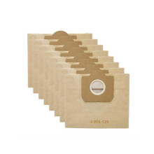 Bolsas para el polvo compatibles con las aspiradoras Kärcher WD3, WD3300, MV3 y SE4001.
