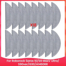 Paño de limpieza reutilizable y lavable. Compatible con Roborock Saros 10/S9 MaxV.