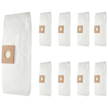 Paquete de 9 bolsas de filtro de repuesto tipo A. Compatible con aspiradoras de taller de 1.5 galones.