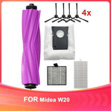 Accesorios compatibles con la aspiradora robot Midea W20. Para uso doméstico.
