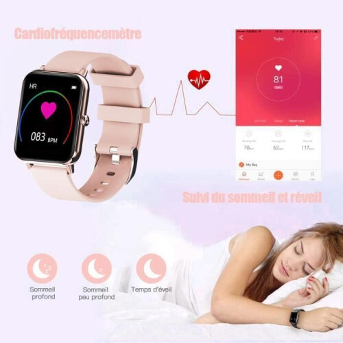 Dames smartwatch 2021, smartwatch voor sport, IP68 waterdicht, touchscreen 1
