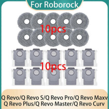 Paquete de 20 bolsas para polvo compatibles con Roborock Q Revo S/Q Revo Pro/Q Revo Maxv/Q