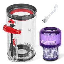 Contenedor de polvo y filtro de repuesto. Compatible con aspiradoras V11 y V15.