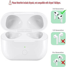 Bezdrátové nabíjecí pouzdro kompatibilní s AirPods 3, originální náhrada za