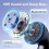 Auriculares inalámbricos Bluetooth 5.3, con 4 micrófonos con cancelación de ruido. 1