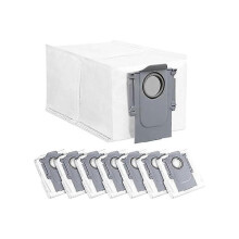 Paquete de 8 bolsas de repuesto para el polvo, compatibles con el robot Roborock Q Revo.