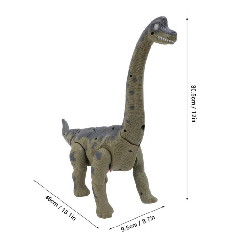 Brachiosaurus-legetøj 469,5 x 30,5 cm, 31,5 V AA til hjemmebrug, bærbart design 1