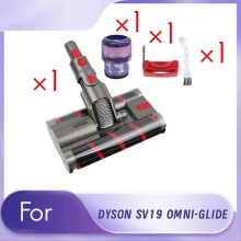 Cepillo de doble rodillo + mecanismo de bloqueo + filtro SV19 Compatible con el