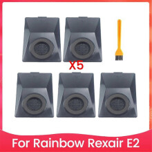 Juego de 6 filtros y cepillos de limpieza compatibles con Rainbow Rexair E2.