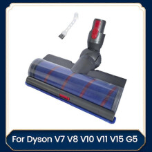 Cabezal de limpieza con cepillo giratorio suave. Compatible con aspiradoras V7, V8 y V10.