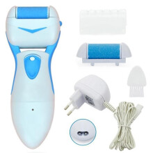 (Modrý) elektrický expresní pilník na pedikúru pro odstranění zrohovatělé kůže a jemnou exfoliaci