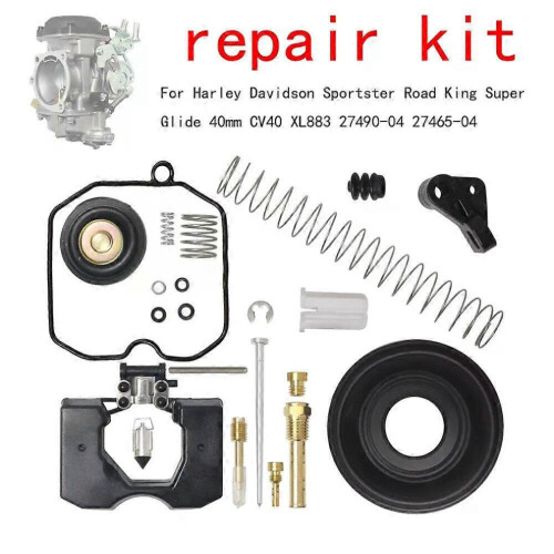Karburator reparationssæt kompatibel med Harley Davidson CV40 motorcykelreference