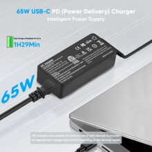 Nabíječka Lenovo 65W USB-C pro notebooky Lenovo ThinkPad T470 T480 T580 T490 T590