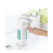 (Bílý) Dávkovač mýdla - PEARL - 400 ml - - Designový - Snímač pohybu Snadné použití