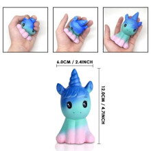 4 ks Letouch Desire Deluxe Squishy Kawaii Squishies balení - Měkká obří galaxie