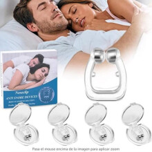 Silikonová pomůcka proti chrápání, magnetická nosní spona proti chrápání, 1,9 * 1,5 cm