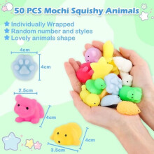 50 dílků měkkých hraček - Kawaii - - Netoxická guma - Roztomilá zvířátka