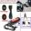 Linterna recargable USB con zoom de 1500 lúmenes (negra) - Linterna estroboscópica 3