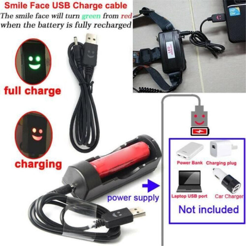 Linterna recargable USB con zoom de 1500 lúmenes (negra) - Linterna estroboscópica 2