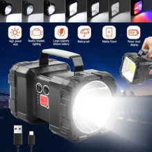 Ultra výkonná USB dobíjecí LED svítilna s vysokým výkonem 10000 mAh