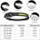 Linterna frontal LED recargable por USB, proyector COB impermeable PR para senderismo 2