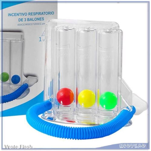 Respirationstræningsapparat, Dyb lungetræner, Incentive spirometer 2