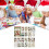 Scrapbooking Stickers Kit Scrapbooking Ledger Decorative Sticker Material Kit Vintage Christmas Patterns  Tool A 4