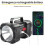 Linterna LED recargable USB ultra potente de 10000 mAh. 3