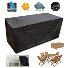 (Zwart) Tuinmeubelhoes - Waterdichte zeilhoes - 180x120x74 cm