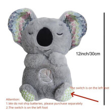 (Šedá) Plyšová hračka - YIBUJIAZU - Uklidňující koala 32 cm - - Ultra měkká