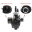 Motorcykelkarburator PHBG 17MM AD karburator Kompatibel med 50-100 cc 2